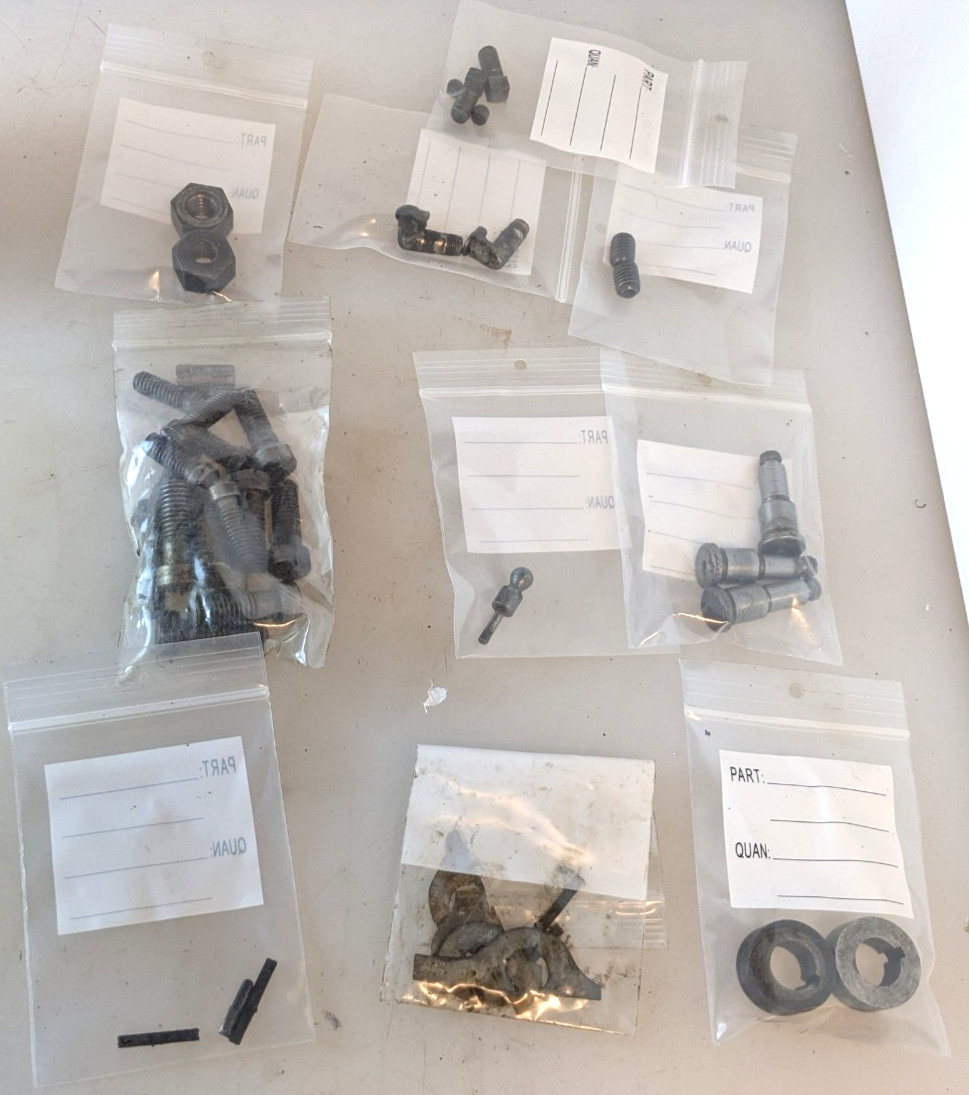 9 “Southbend Lathe Hardware Grab-Bag Lot Includes Dauber, Gits Oilers, shims