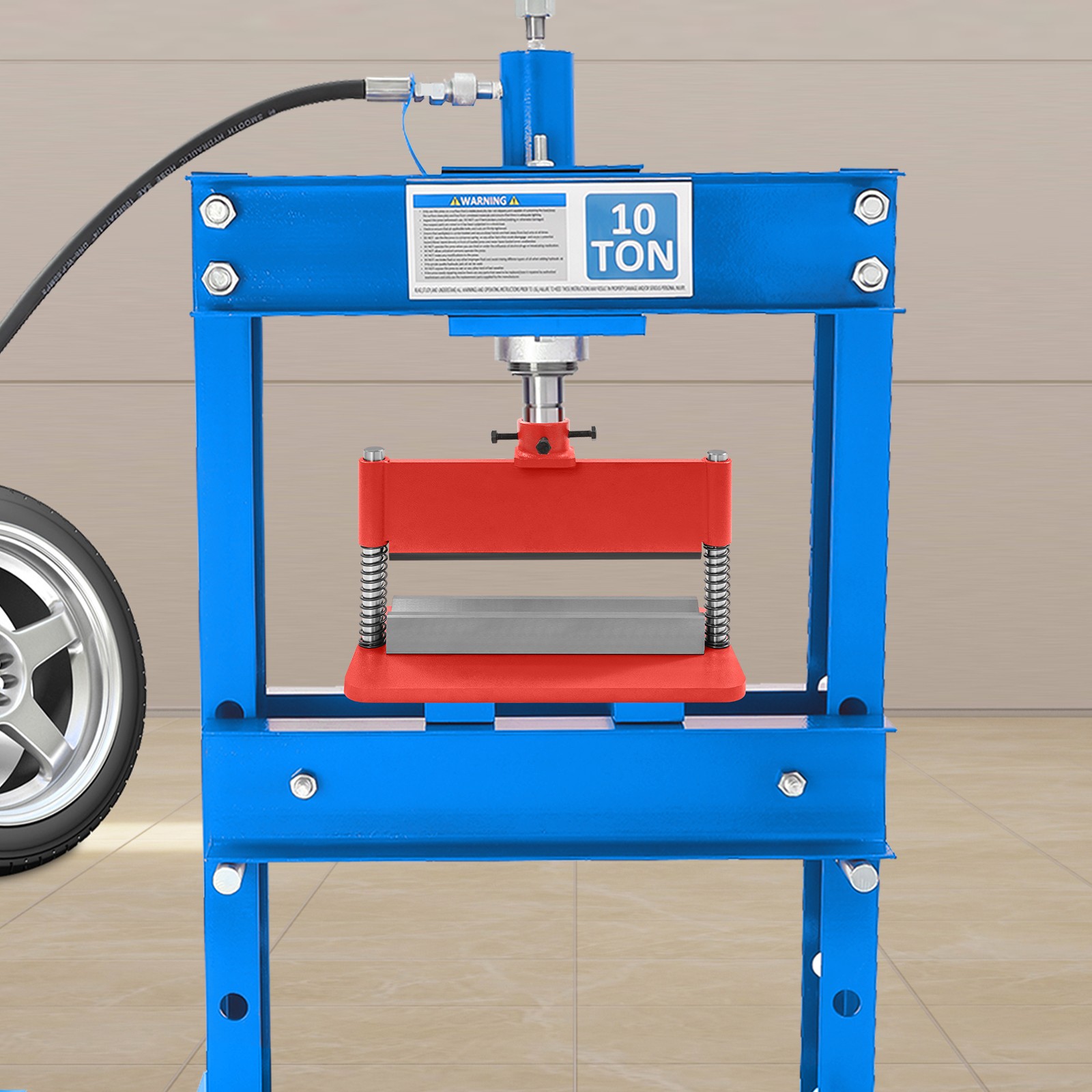 Red 12″ Press Brake Attachment for 12-20 Ton Hydraulic Press, Durable Design