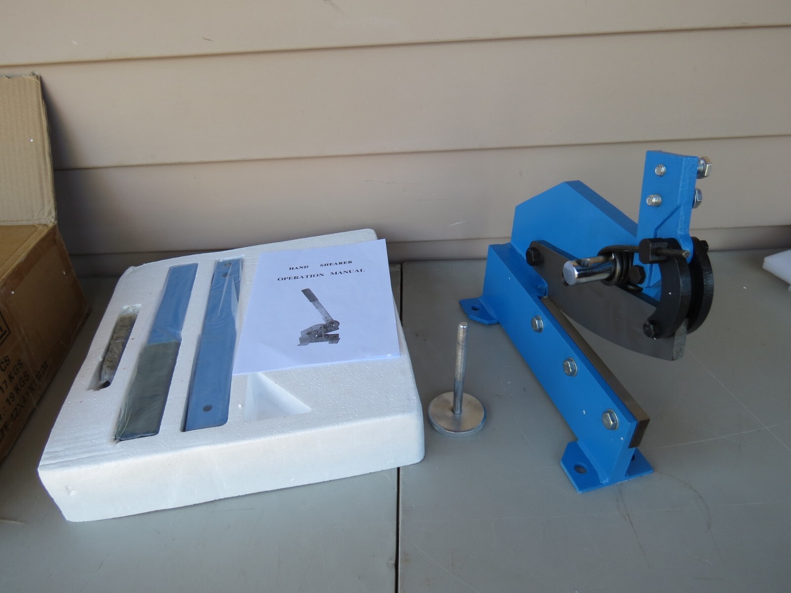 HFS (R) Plate Shear,Bench Mounted Multi-Purpose Manual Sheet Metal Shear (8IN)