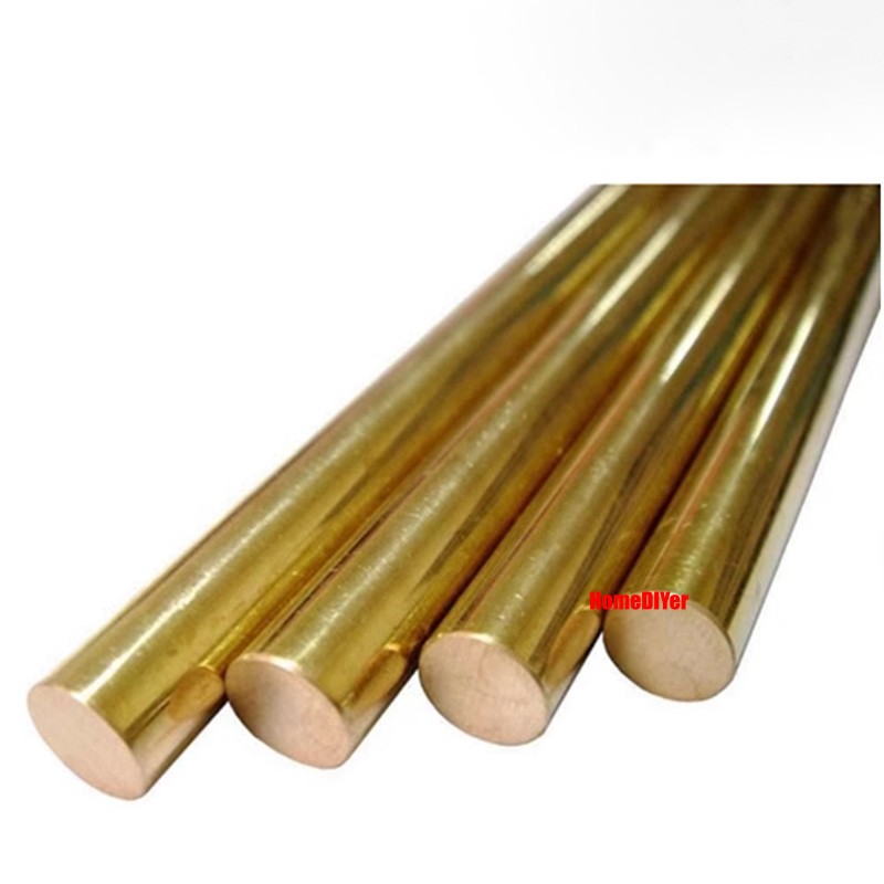 H59 Brass Round Bars Solid Rod Diameter 3mm-120mm Length 100mm 150mm 200mm-300mm