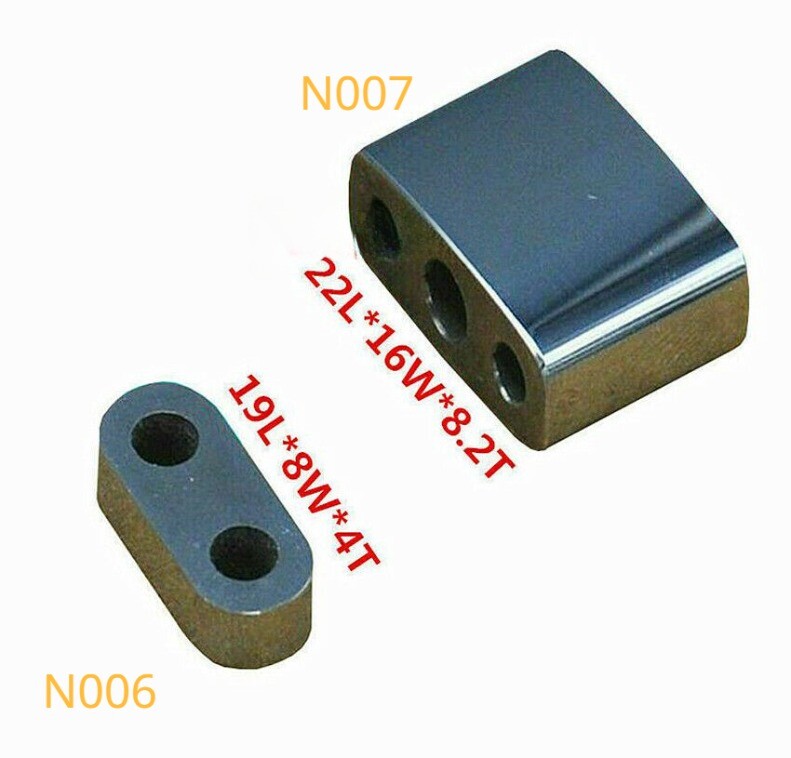 FOR Makino Wire EDM Part Upper Lower Tungsten Steel Conductive Block N006 + N007