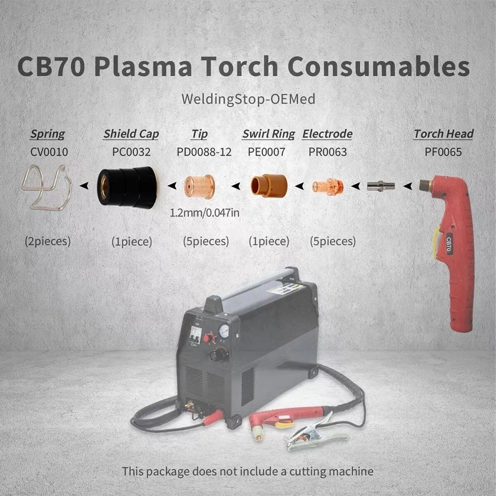 For Versa Cut 60 for Eastwood Plasma Cutter Shield Kit and Replacement Parts