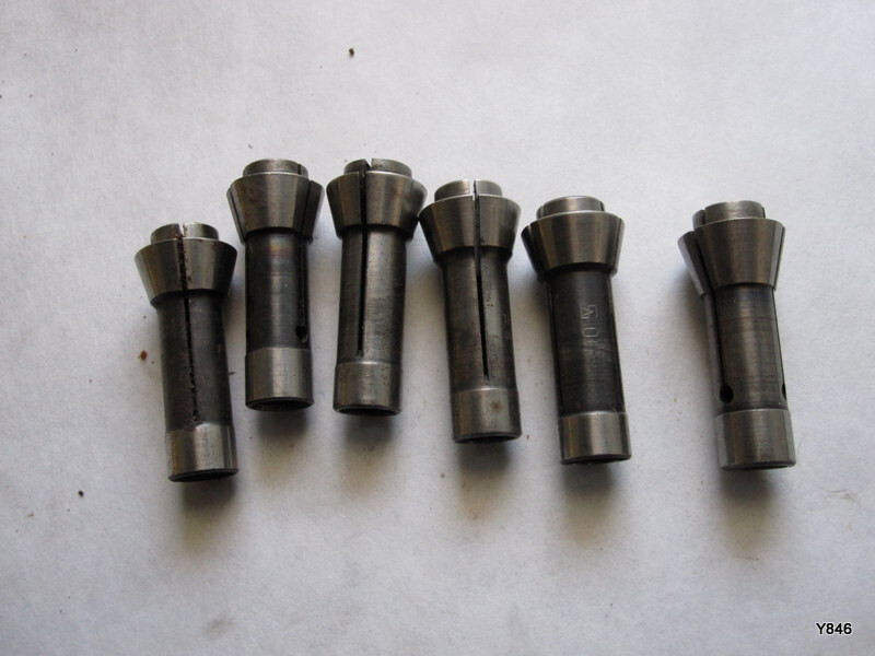 Lot 6 Bechler Screw Machine Steel Collets Southwick Meister AE4402