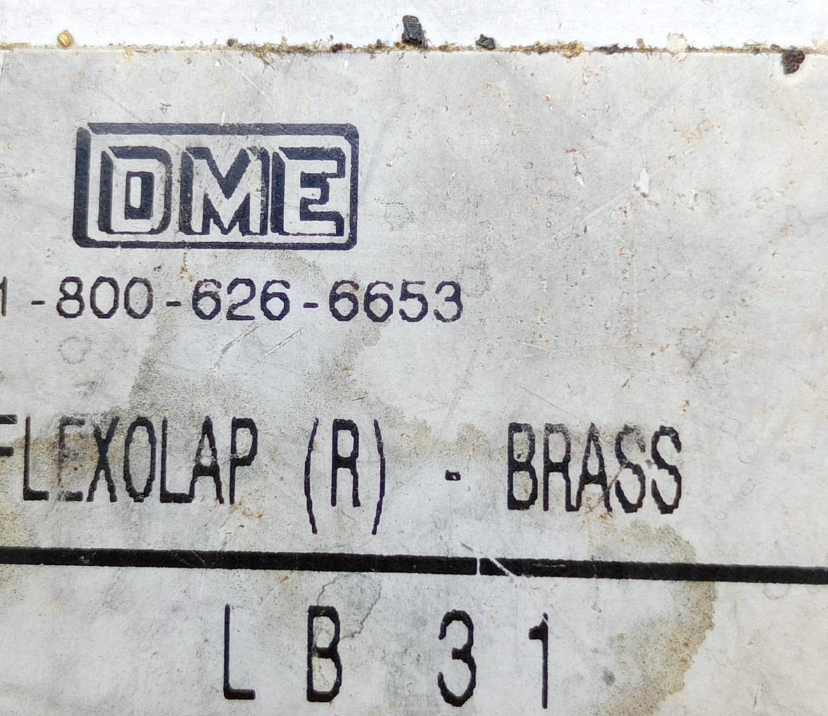 DME LB31 Brass FlexoLap (R) Lapping Barrels 15/32″ Barrel – Box of (10)