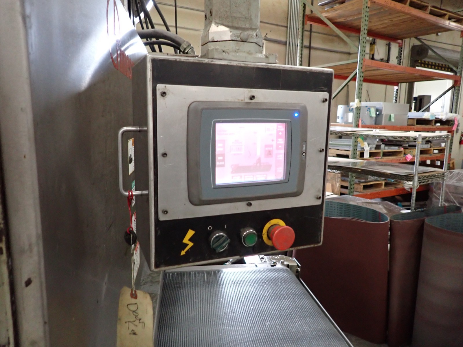 2000 Timesavers 237-1MW Deburring & Finishing Machine (WET) 9-1/2″ Dia Contact