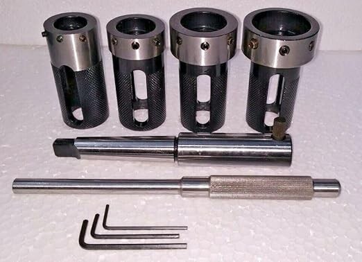 LATHE TAILSTOCK DIE HOLDER SET OF 4 FLOATING TYPE MT3 SHANK ZEALINDUSTRIES
