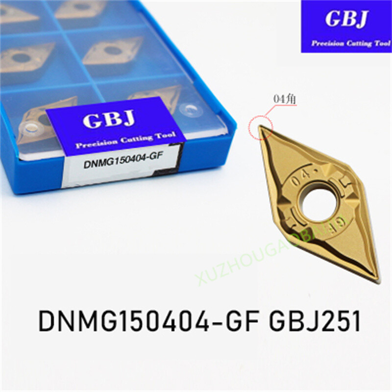GBJ-CNC DNMG150404-GF DNMG150408-GF GBJ251 Carbide turning insert fine finishing