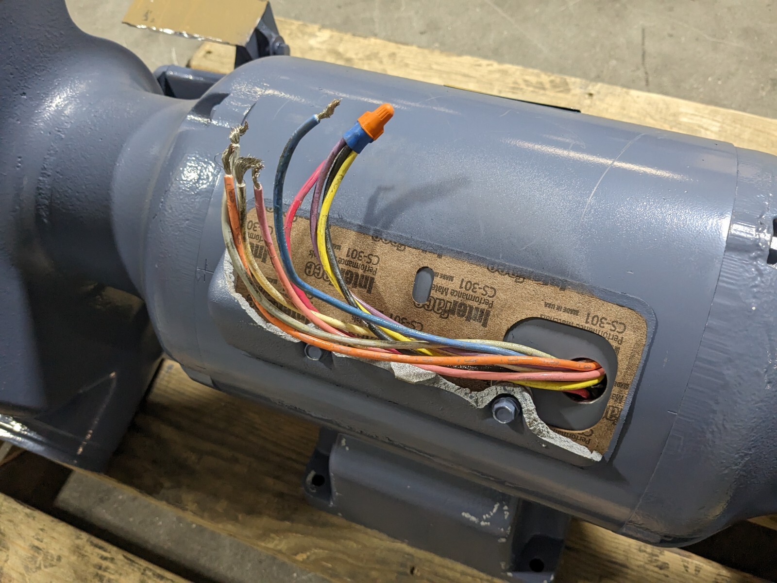 Baldor 14" Industrial Grinder 1500 RPM Max 5 HP 230v 3 Ph 1406W Parts / Rep