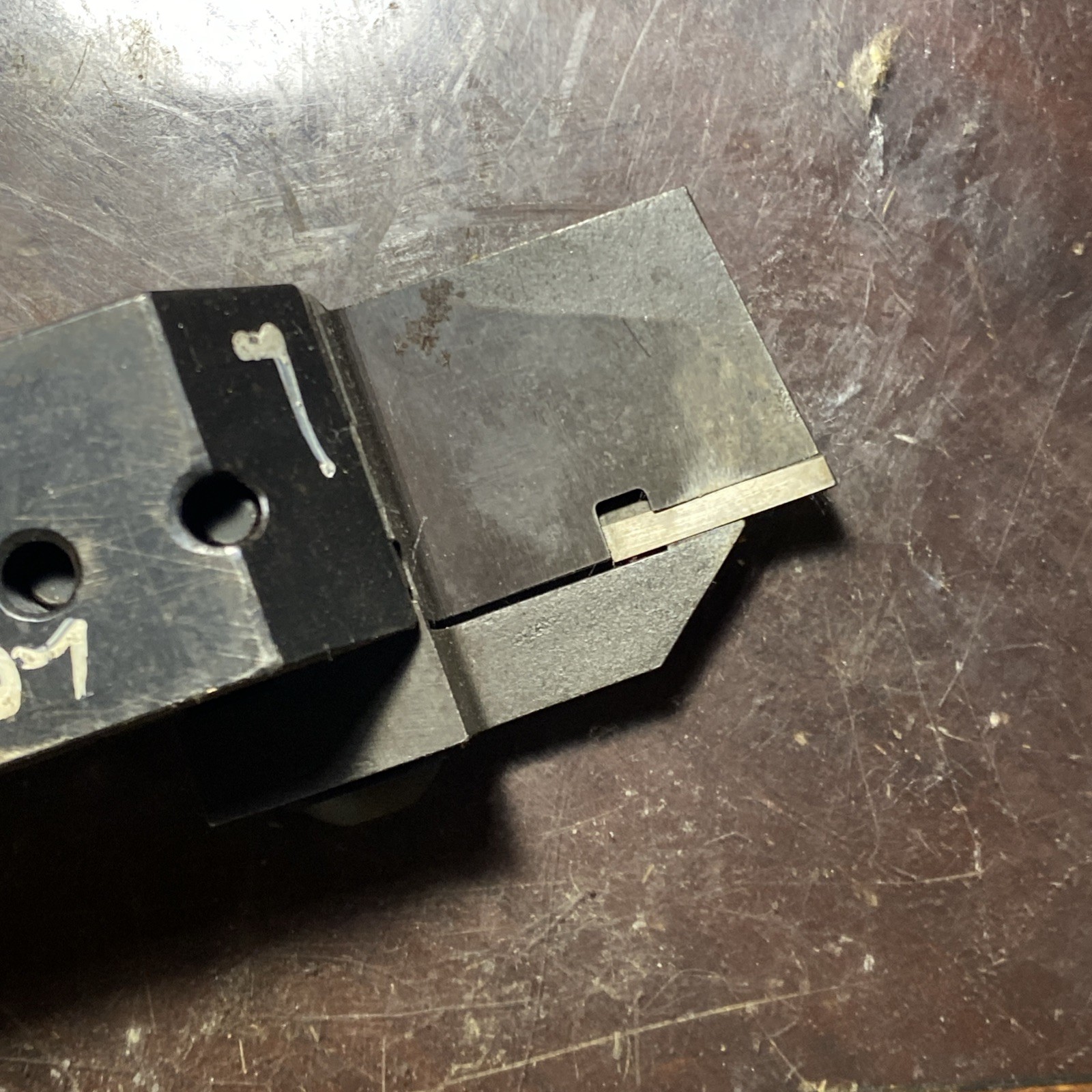 Carboloy AGUOL-20 Toolholder w/ CGUL .218 H7 Upper Clamp & SGUL-218-H7 Low (M07)
