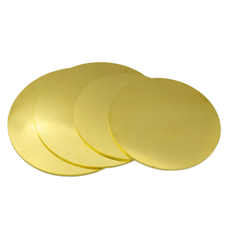 H62 Solid Brass Discs Blanks Metal Round Sheets OD 50mm-200mm Thick 0.8mm – 3mm