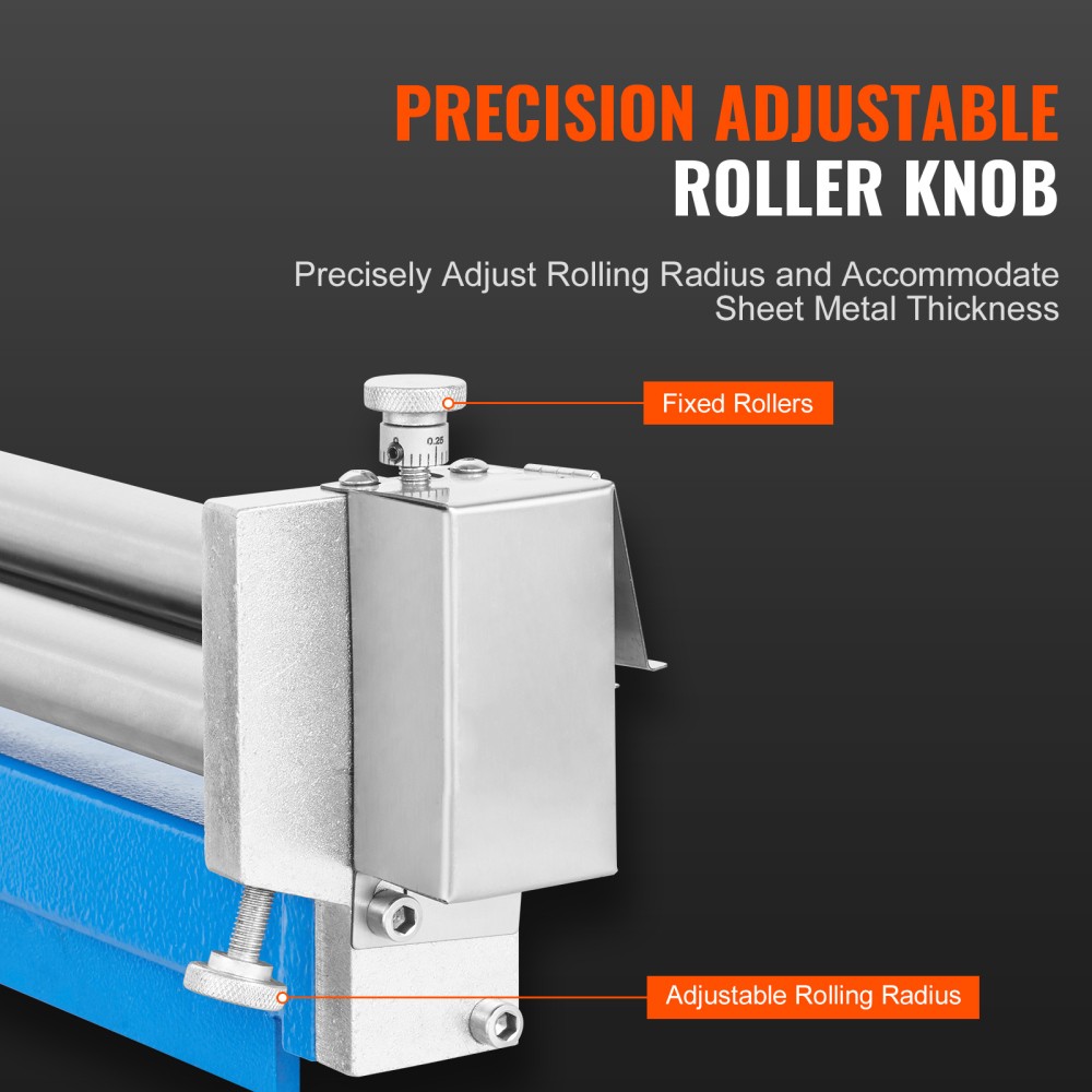 Slip Roll Machine 12.6 Inch Forming Width 20 Gauge Capacity Sheet Metal Slip