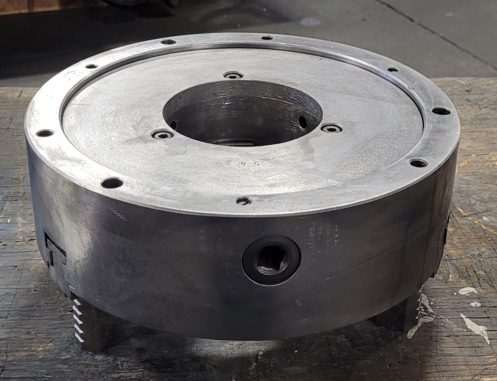 12in Pratt Burnerd – 3 Jaw Scroll Chuck – Plain Back