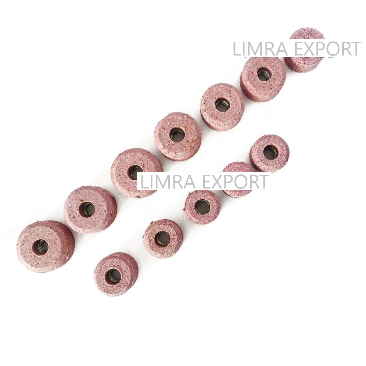 Sioux Valve Seat Pink Grinding Wheels Set 12 Pcs Stone +Holder Star Drive 11/16″