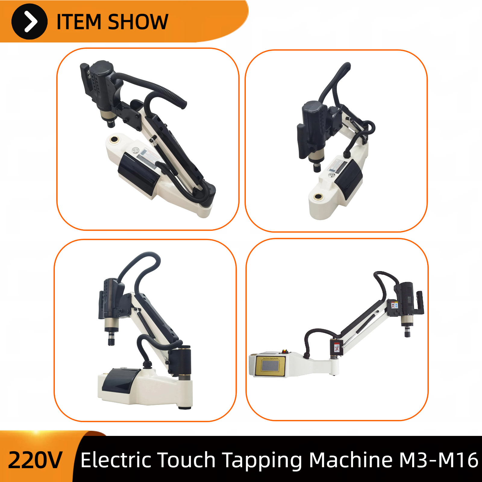 220V Electric Tapping Machine M3-M16 Multi-Material Metal/Plastic Threading
