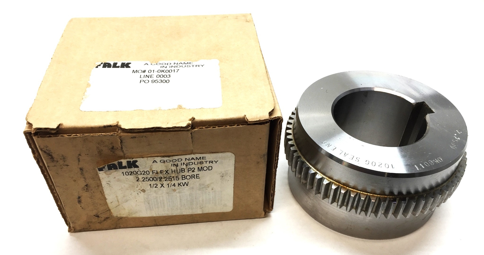 Falk 1020G20 Flex Hub P2 Mod 2.2500/2.2515 Bore 1/2″x1/4KW NOS