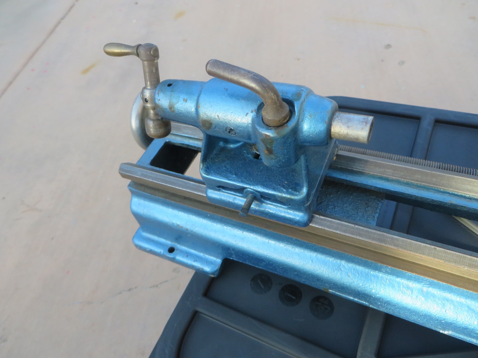 Vintage Craftsman Mini Lathe 1930s Blue