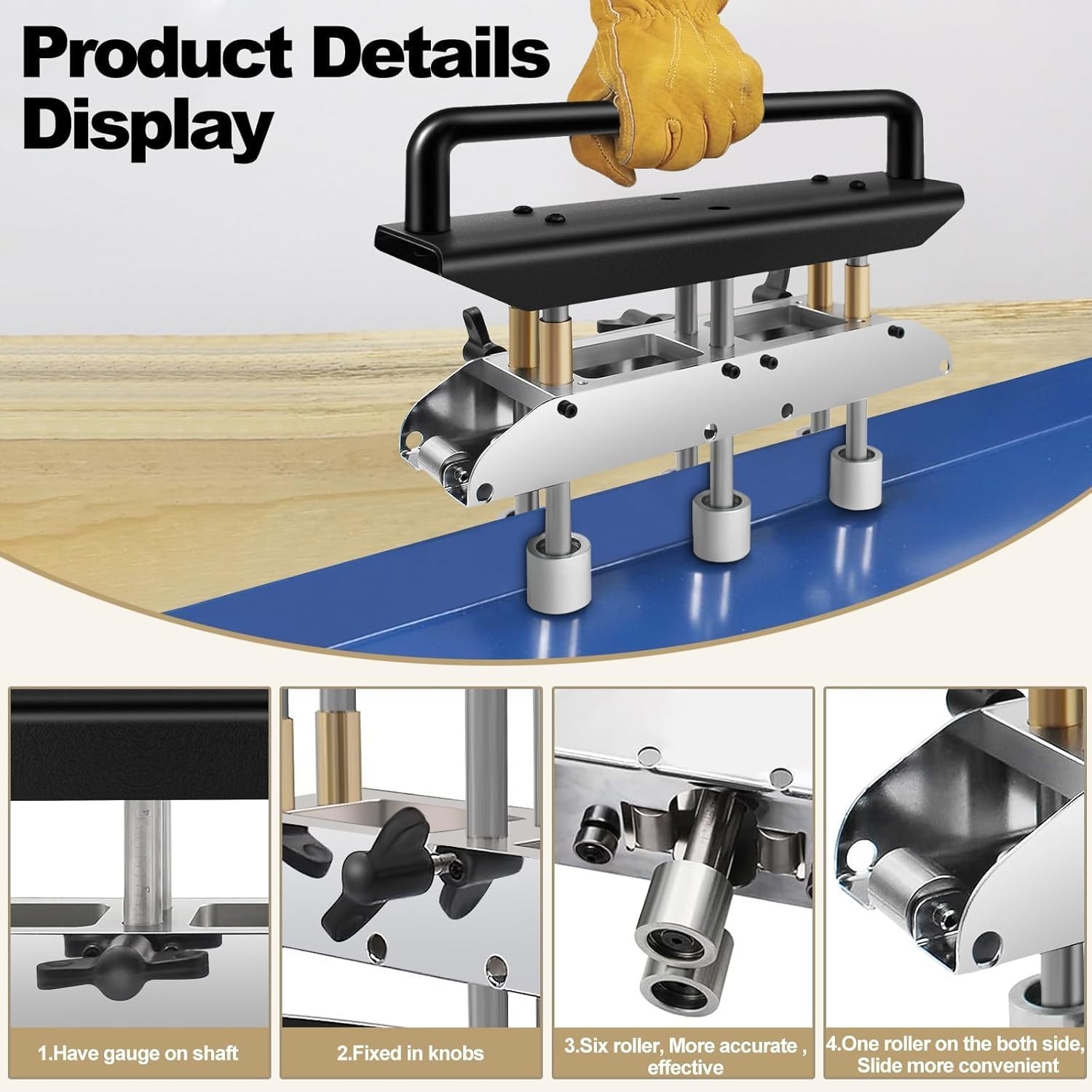 Durable 3 Station Roller Bender for Precise Metal Roofing Bends – 0-90° Angles