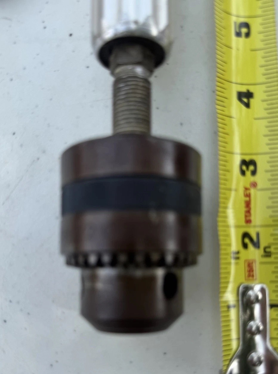 Vintage Dayton 50″ Flexible Shaft 2Z324 with 1/2″ Craftsman Chuck & Key