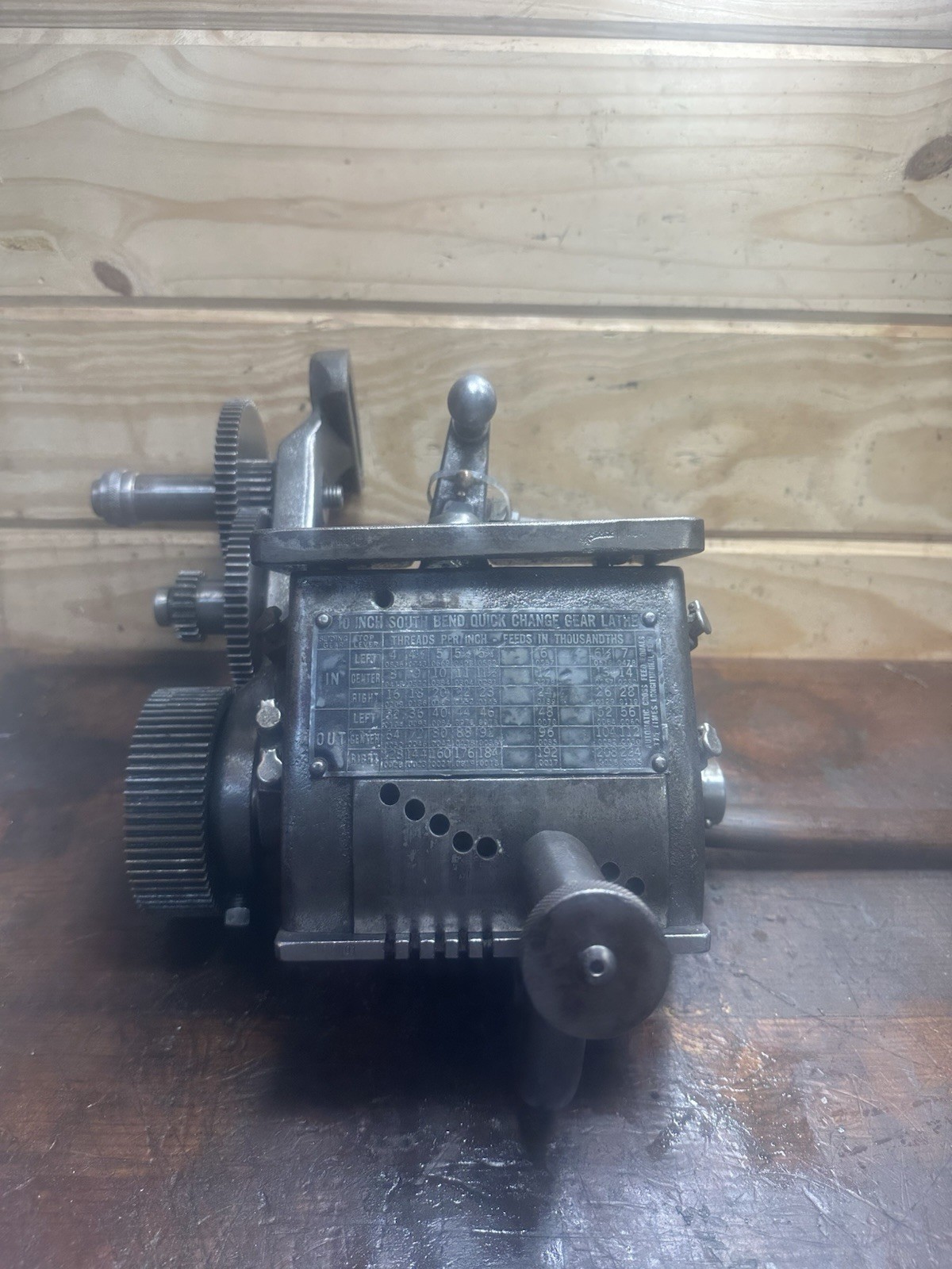 South Bend Lathe9/ 10 Single Tumbler Quick Change Gear Box