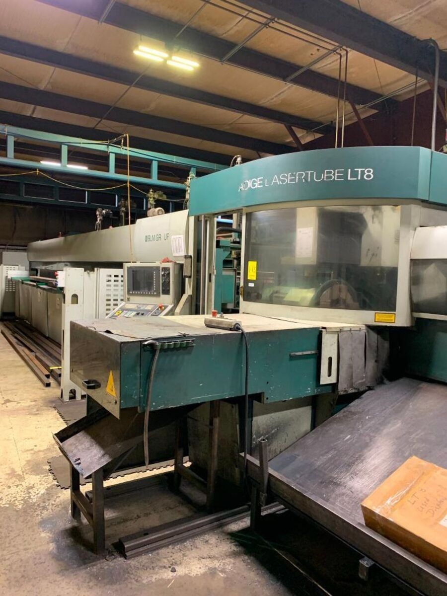 Adige LT8 Tube Laser Cutting System Angular Cut Round Square Rectangular 2010