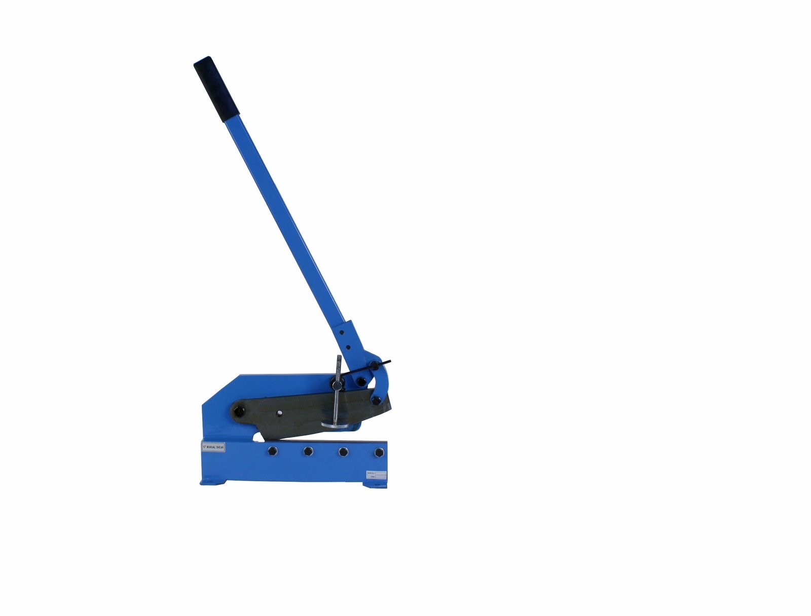 Erie Tools 12″ Benchtop Manual Plate Shear Slices Sheet Metal, Plate, and Rebar