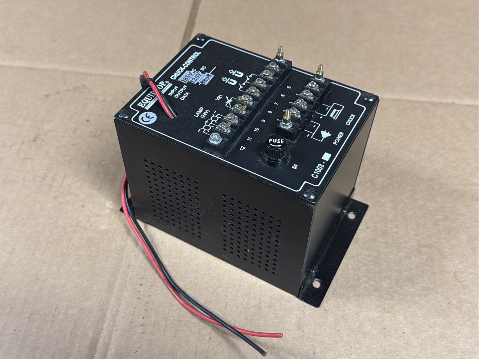 EQUIPTOP C1003 Chuck Control 135V AC Input, 120V DC Output WARRANTY FAST SHIP