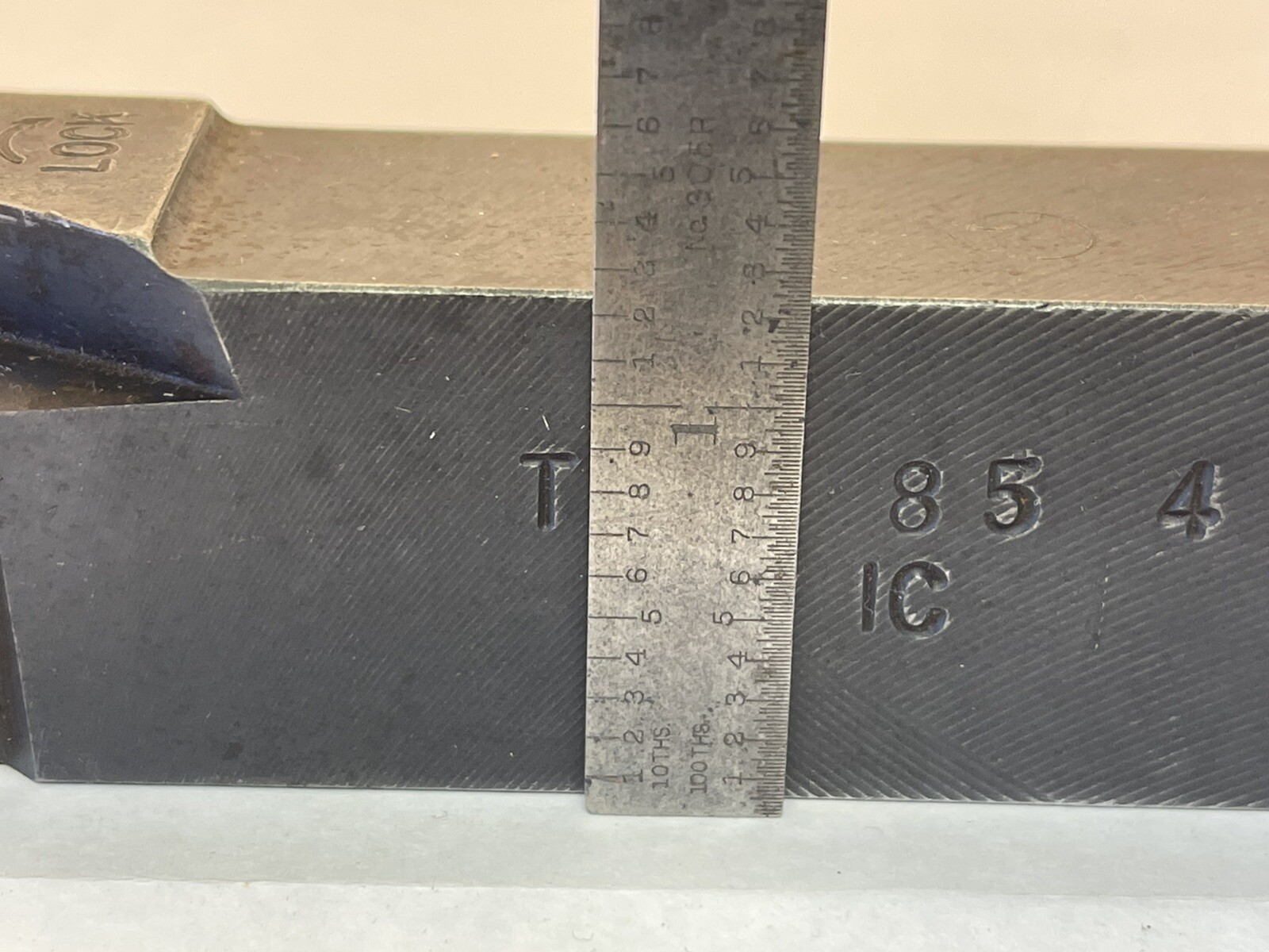 CARBOLOY TFR-84-4 THREADING LATHE TOOL HOLDER 1-1/4” X 1” W/ Inserts (L4)