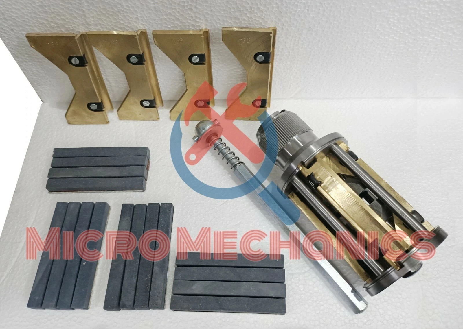 New Cylinder Engine Hone Kit 3-1/2″ To 6″ Honing Machine + 4 Set Of Stones