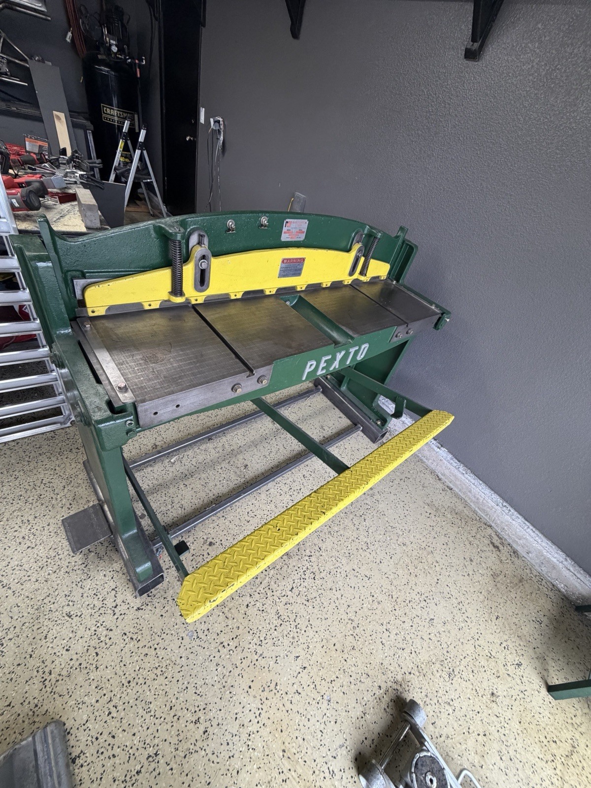 Pexto 48 Metal Jump Shear Foot Shear 100% Restored. Near Perfect Condition USA