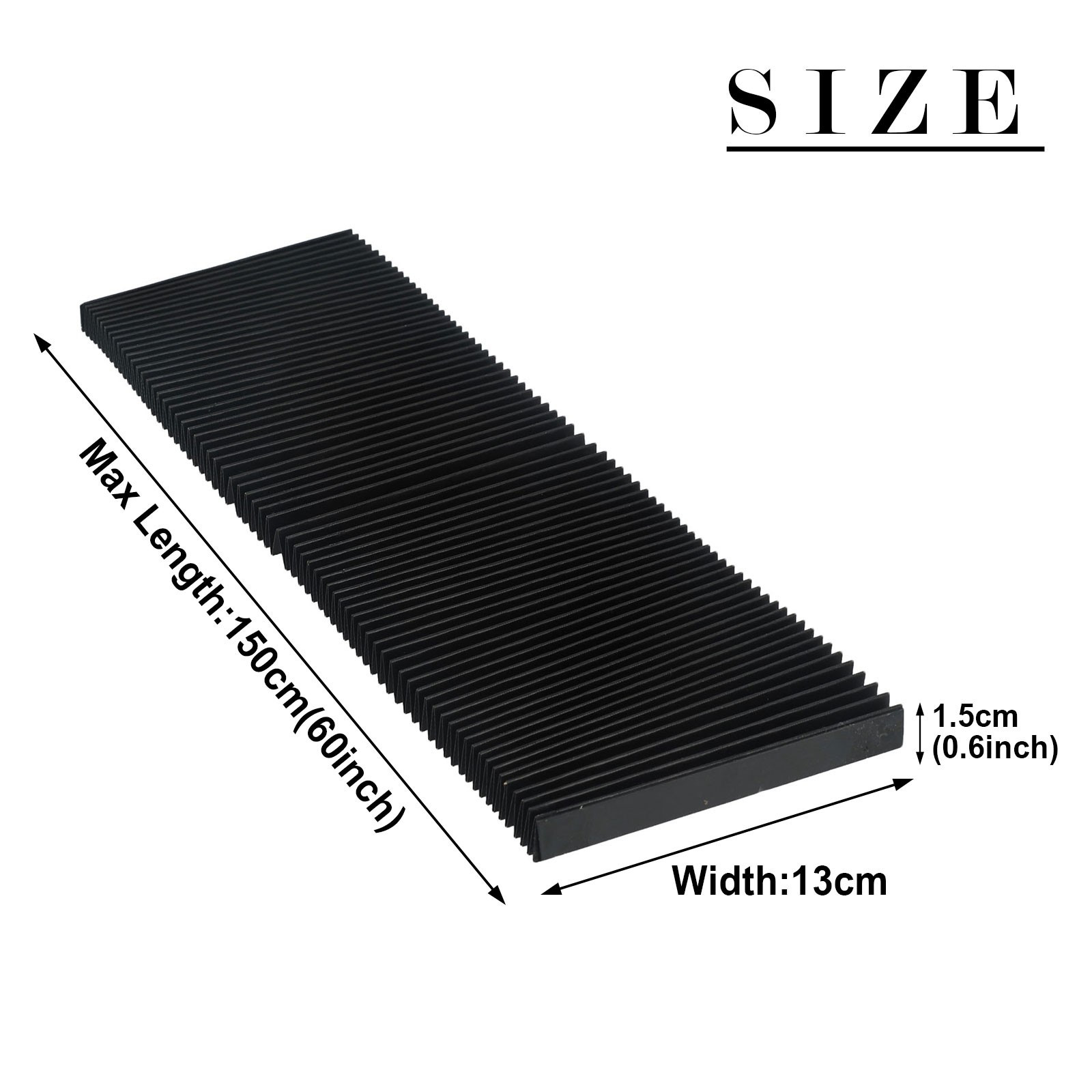 Milling Machine Flexible Protective Flat Accordion Bellows Cover Tool