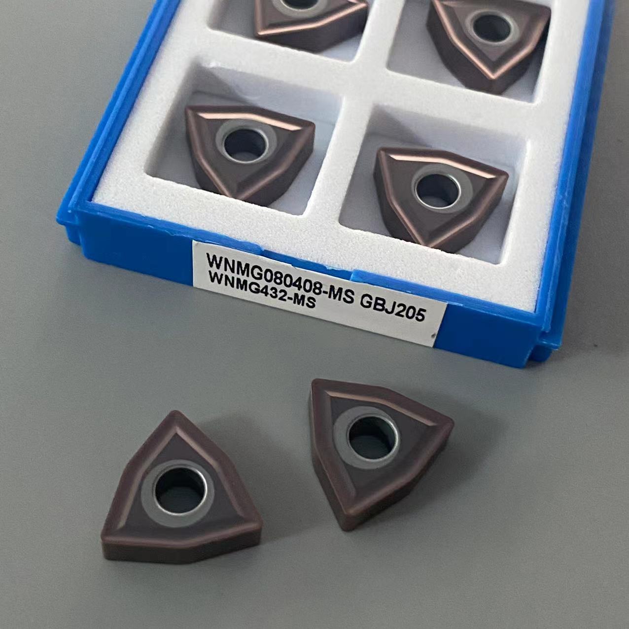 GBJ-205 WNMG080404-MS WNMG080408-MS Stainless steel Turning insert High quality