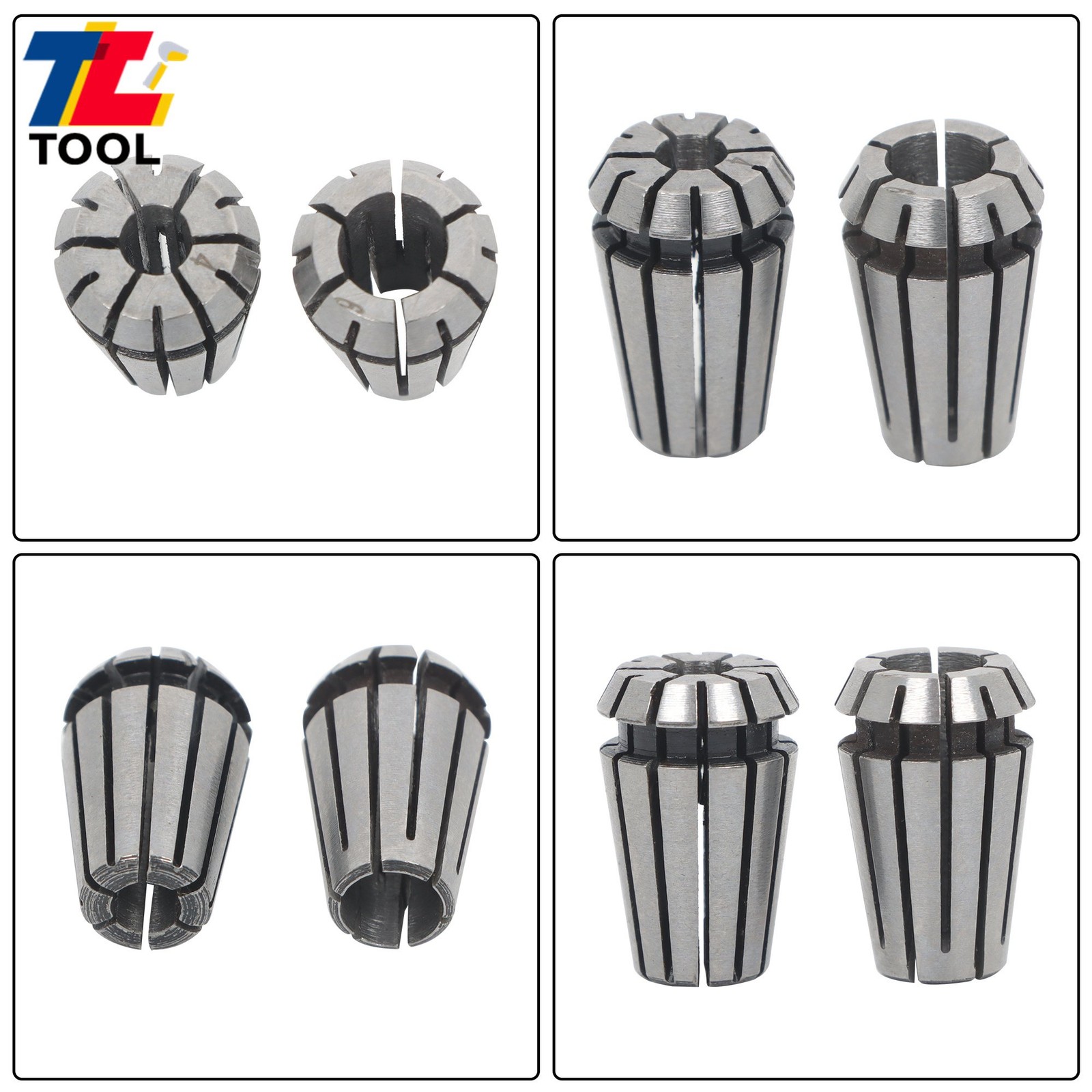 CNC Milling Lathe Tool ER11 Collet Set 7pcs 1mm to 7mm Included