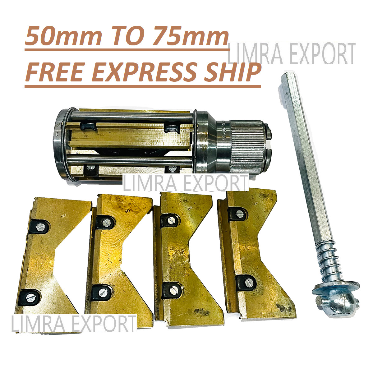 New Cylinder Engine Hone Kit 50 TO 75 MM Honing Machine + 4 Set Of Stones