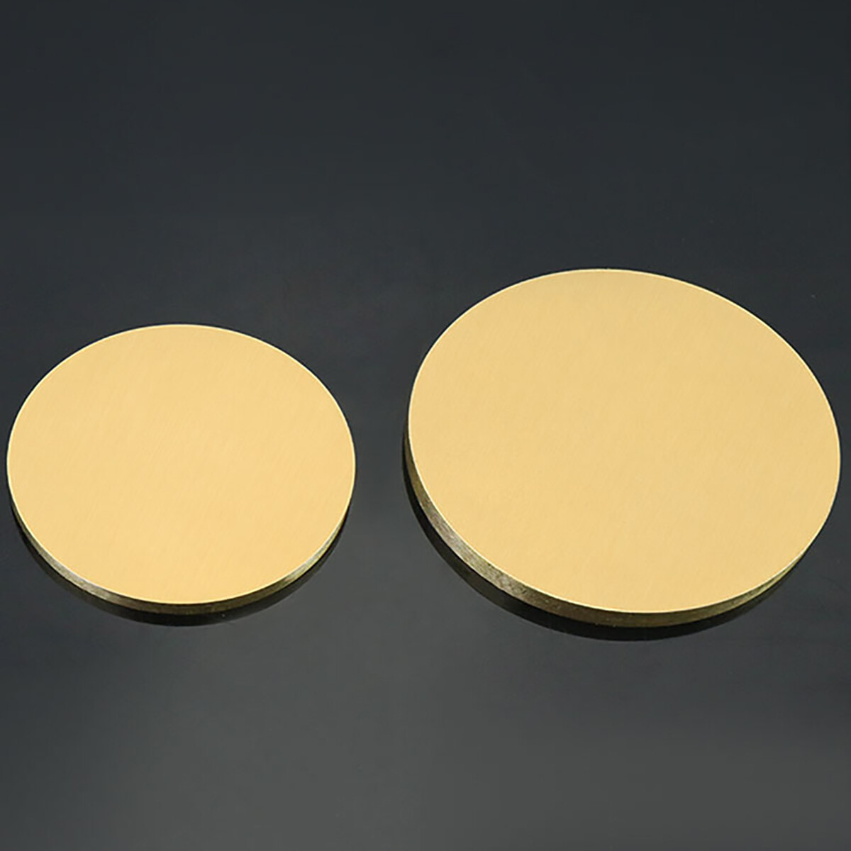 Brass Discs Round Sheet Plate Dia 50/100/150/200mm Thick 0.8/1/1.5/2/2.5/3mm