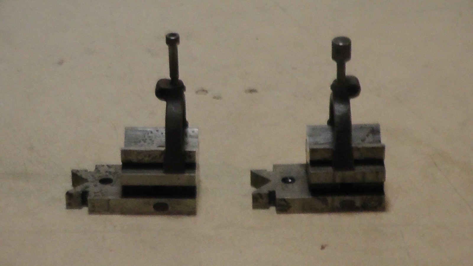 2x Unbranded V-Block and Clamp Set Tool Maker Machinist, Used