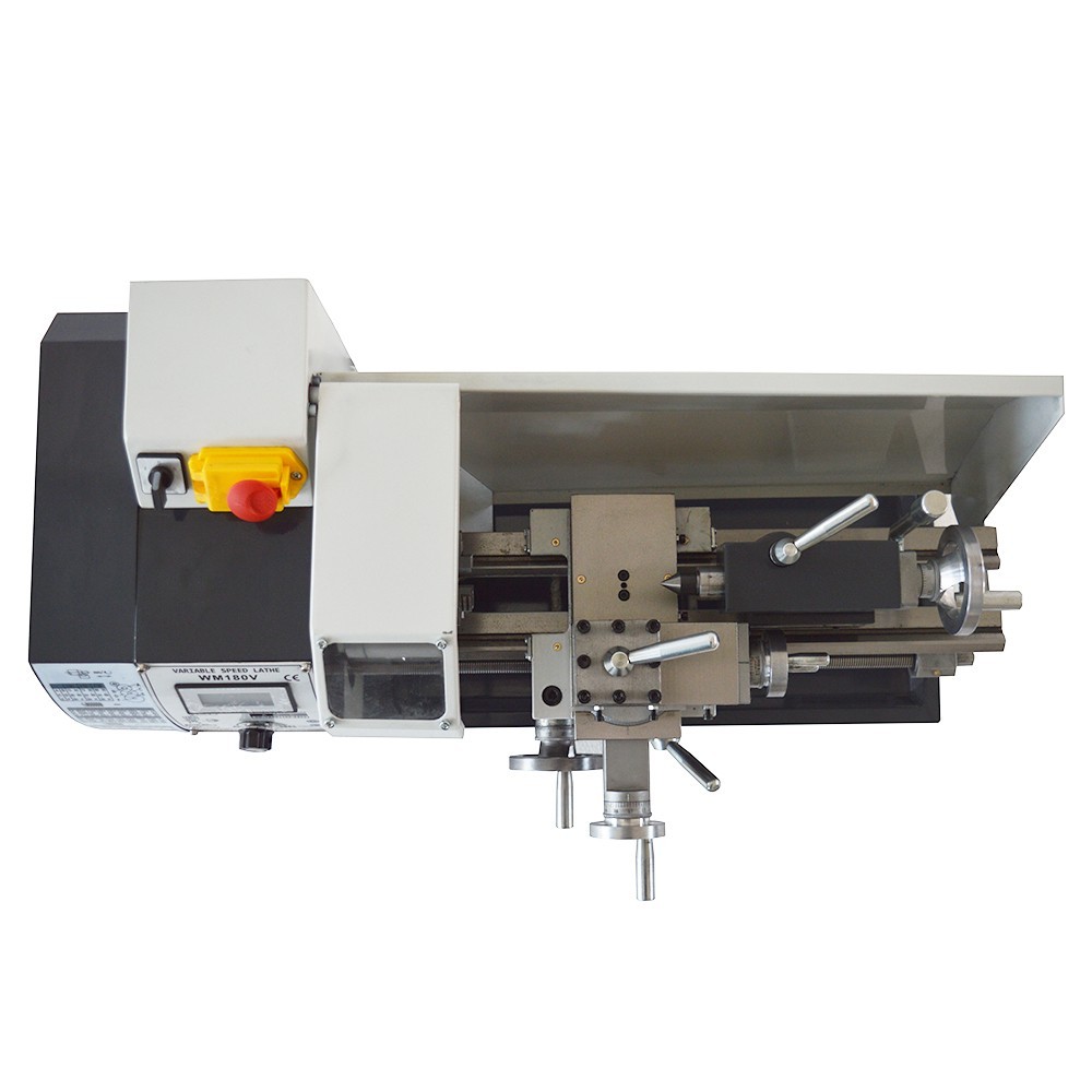 7″*12″ 110V Variable Speed Lathe Brushless Motor Precision Metal Bench Lathe