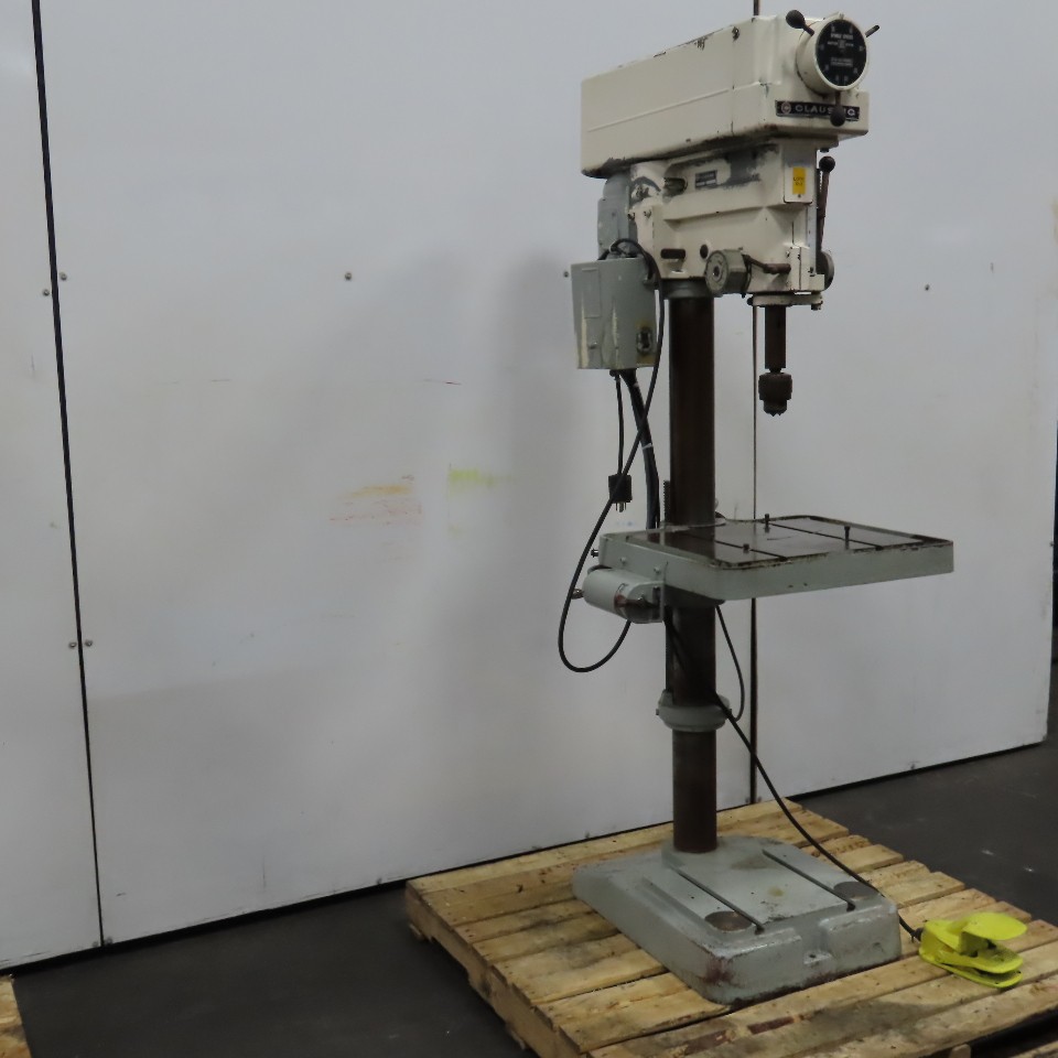 Clausing 2276 20″ Floor Model Drill Press 208/230 3Ph W/ Reverse 150-2000RPM