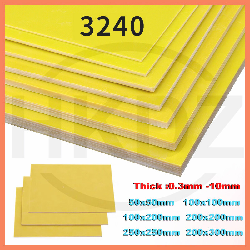 Glass Fibre Sheet Plate 3240 Epoxy Thick 0.3mm-10mm Fibreglass Plate 100mm-300mm