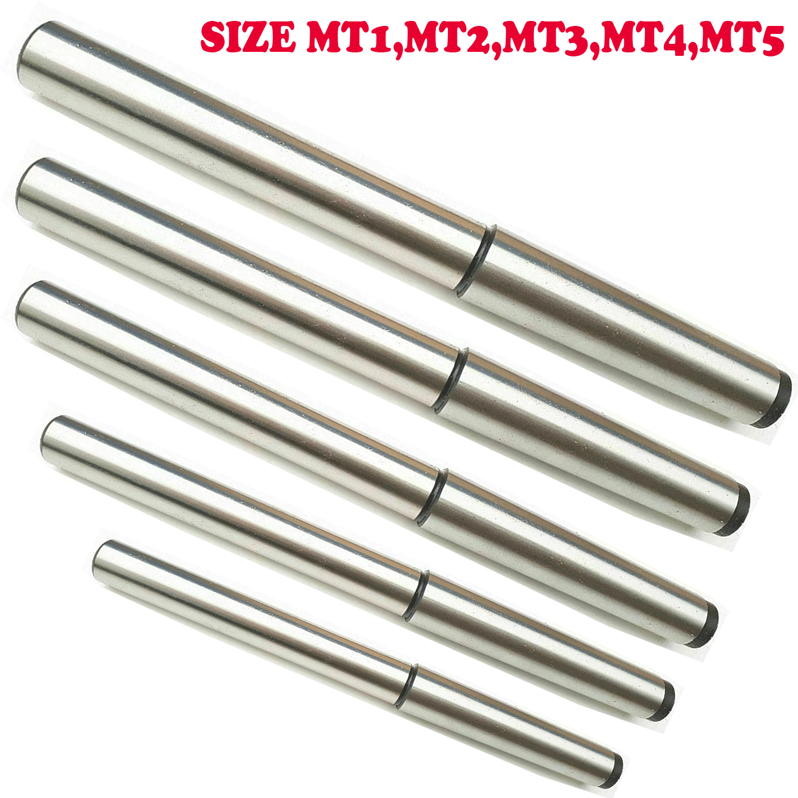 Lathe Mandrel Alignment Test Bar 5 Piece Set 1MT ,2MT ,3MT ,4MT & 5MT – EN 31