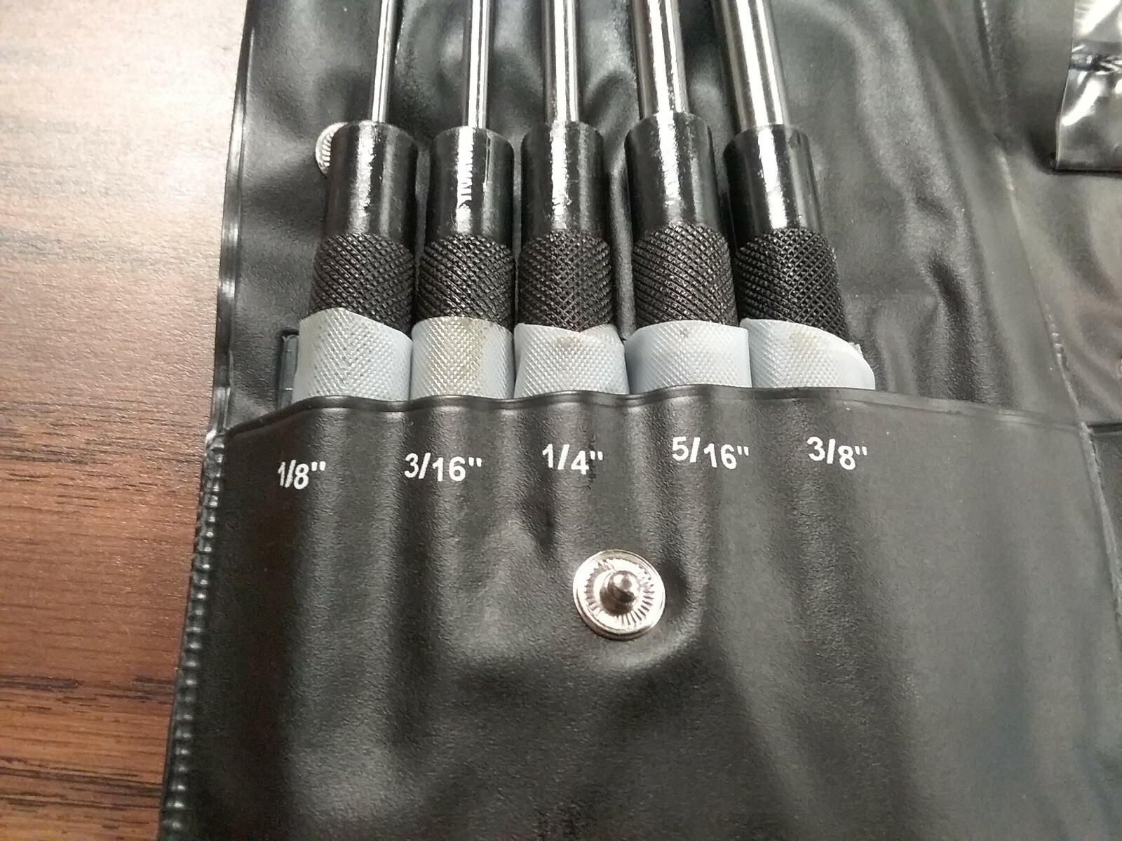 13pcs Combination Pin Punch Set 5pcs 8″-long & 8pcs 4″-short #H501S
