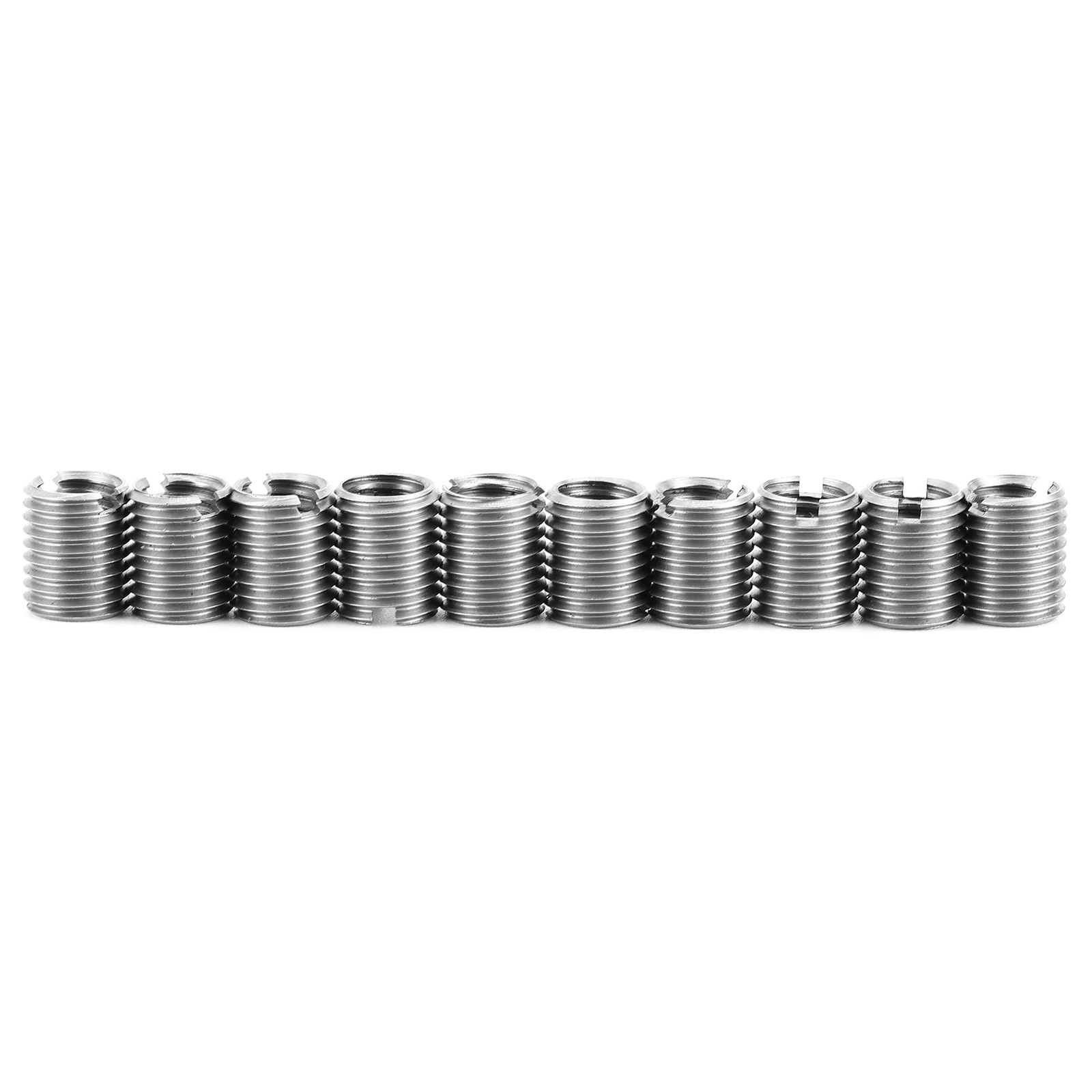 10X Thread Insert Kit Reducing Nuts Female M8x1.25 Male M10x1.25 12mm Length US@