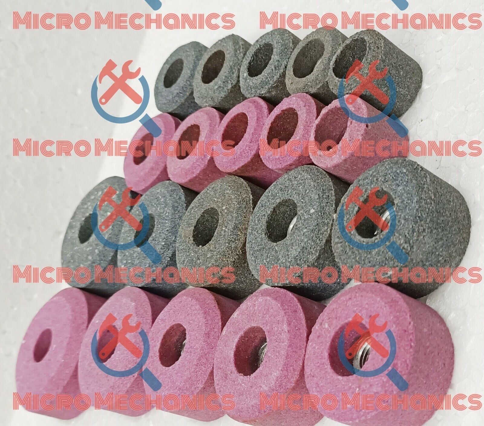 20x VALVE SEAT GRINDING WHEEL STONES Set For B & D HOLDER 9/16″ Thread 80 Grit.