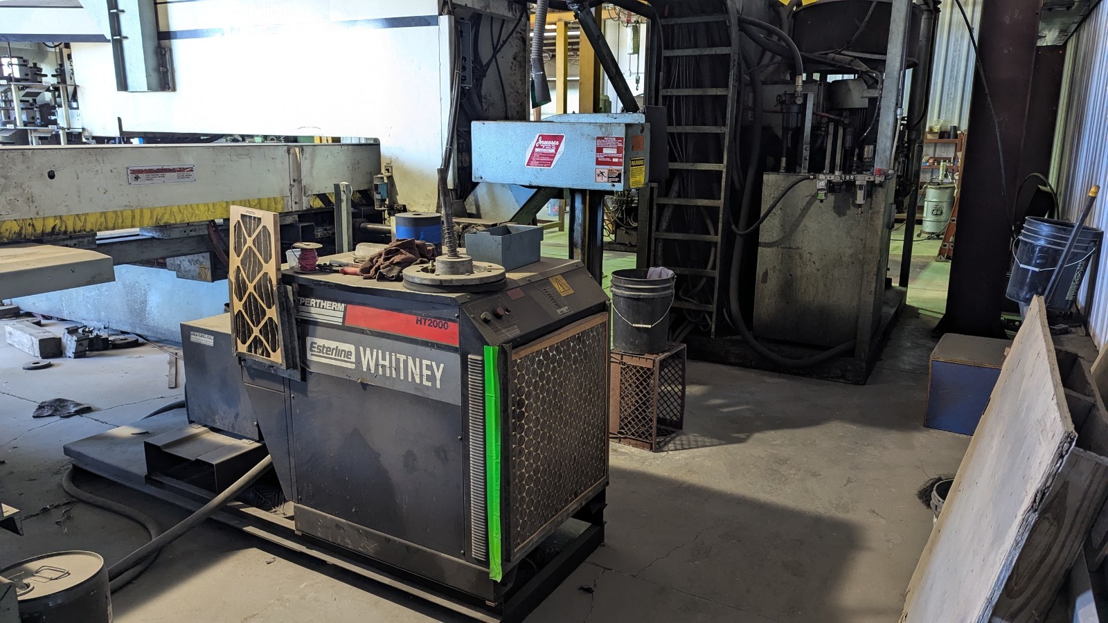 Esterline Whitney 3700 ATC Turret Punch Press Automatic Manual Electric