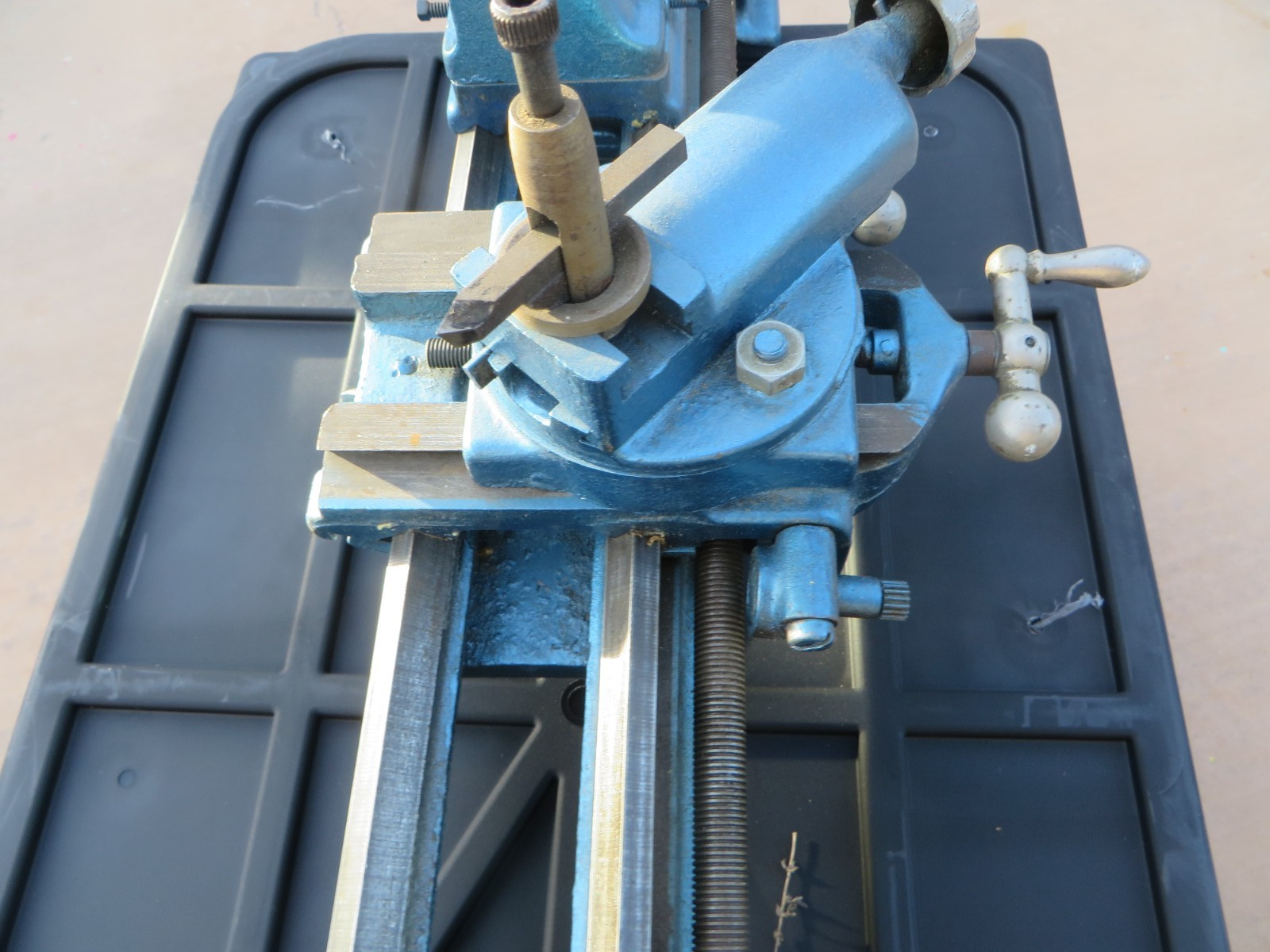 Vintage Craftsman Mini Lathe 1930s Blue