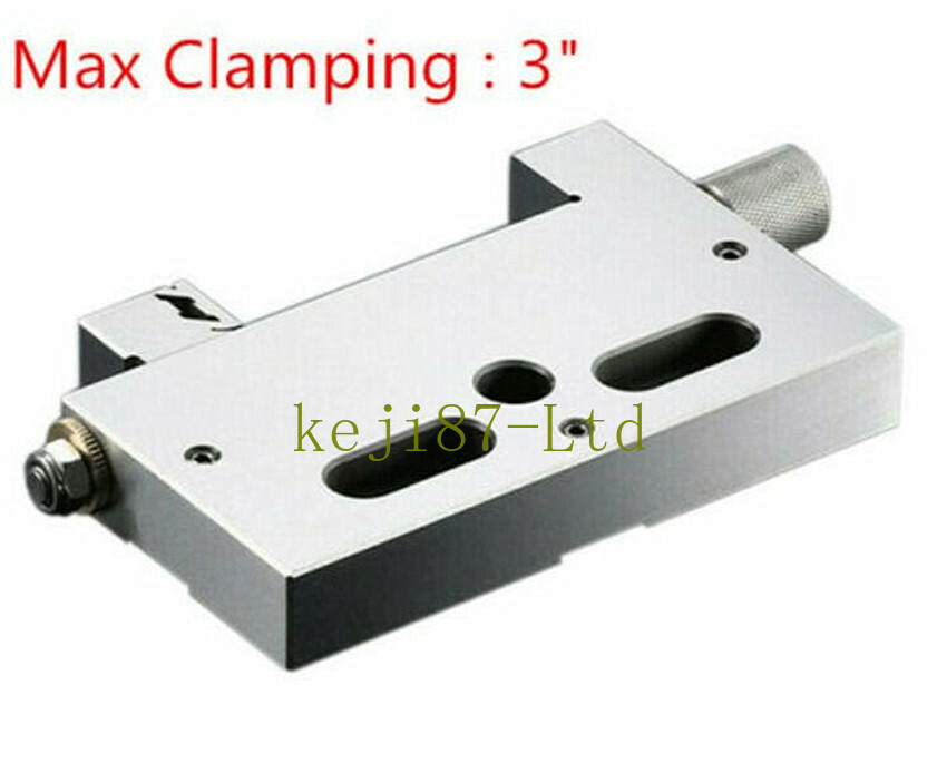1x CNC Wire EDM Cut High Precision Vise Stainless Steel 3″ Jaw Opening 3Kg Clamp