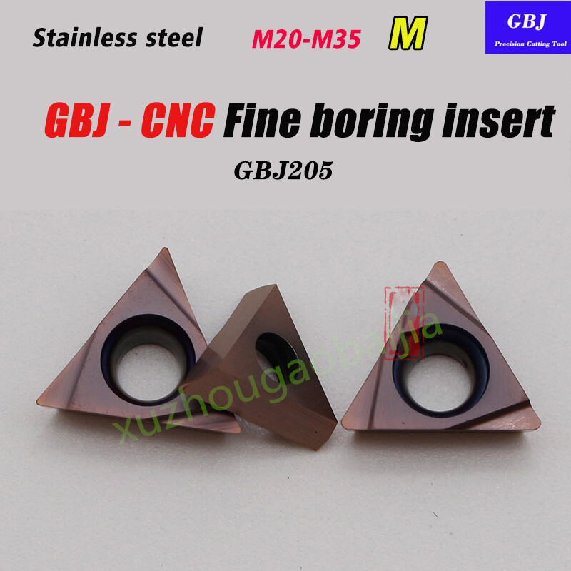 GBJ-205 TBGT TPGH 060102 080202 04 L-F Stainless steel CNC Fine boring insert