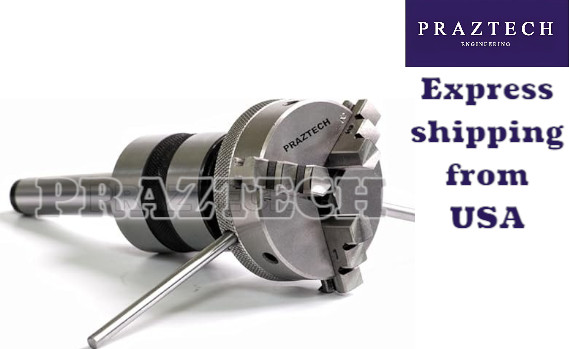 Lathe Revolving Center with 65mm 3 Jaw Self Centering Chuck MT2 Tailstock Shank