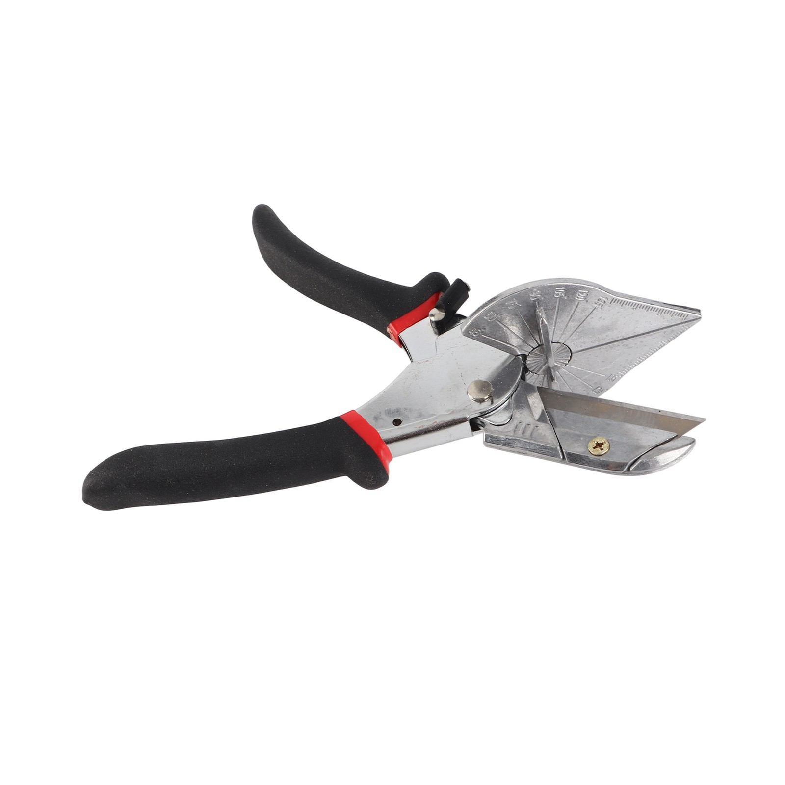 Angle Shear Cutter Non‑Slip Black Handle Hand Tool For Cutting Thin Wood CEL