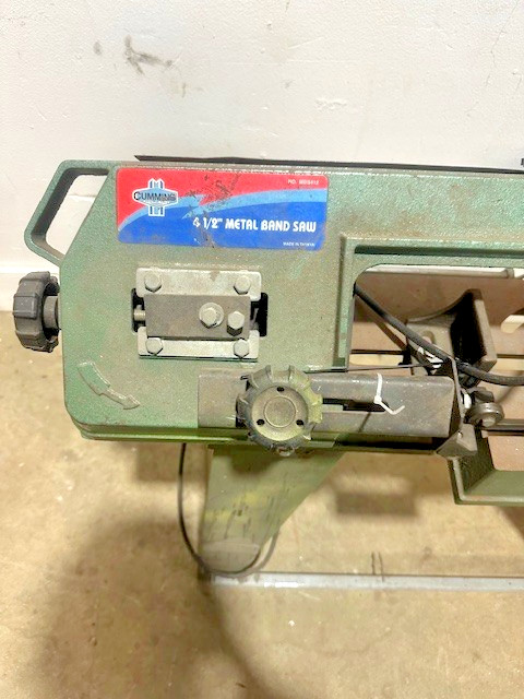 “CUMMINS NO.MBS412″ 4-1/2” Metal Cutting Horizontal Vertical Band Saw