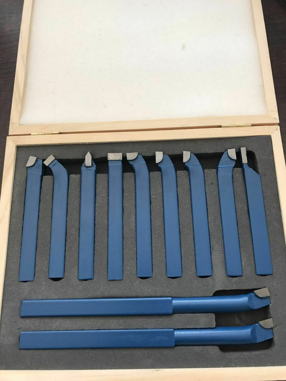 12x12mm Carbide Tip Tipped Cutter Tool Bit Cutting Set for Metal Lathe